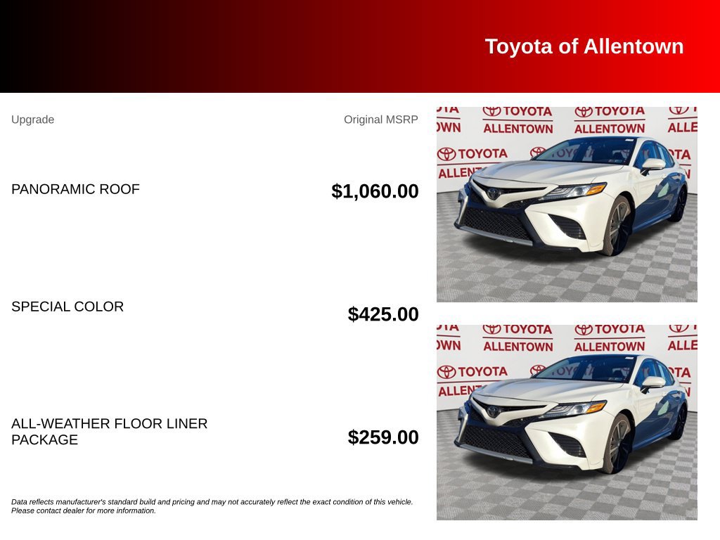 Used 2020 Toyota Camry XSE FWD image 5