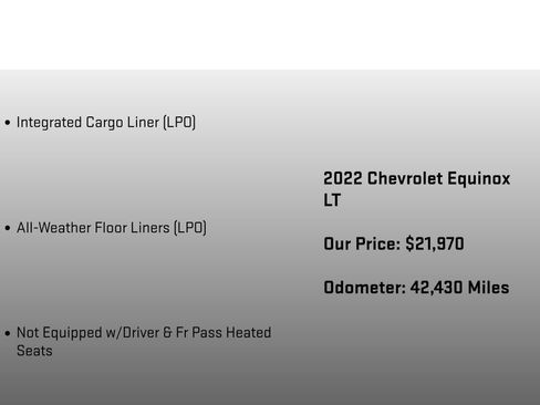 Used 2022 Chevrolet Equinox LT AWD/4WD image 24