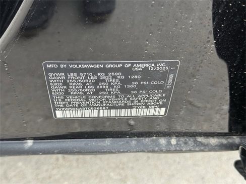 New 2026 Volkswagen Atlas SE image 20