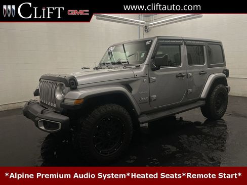 Used 2018 Jeep Wrangler Unlimited Sahara w/ Uconnect 4C Nav & Sound Group image 1