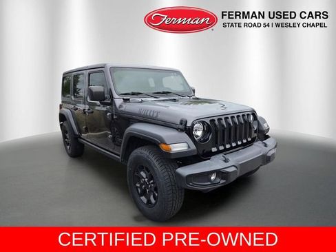 Used 2022 Jeep Wrangler Unlimited Sport image 1