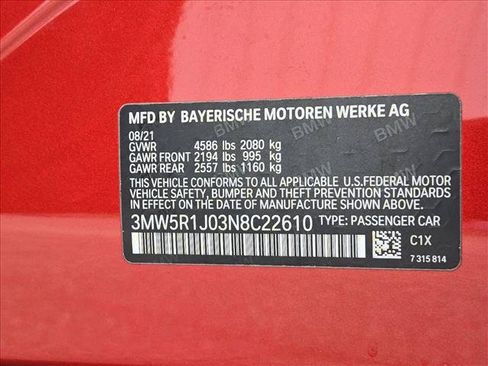 Used 2022 BMW 330i Sedan w/ M Sport Package RWD image 26