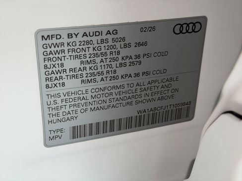 New 2026 Audi Q3 quattro 2.0T AWD/4WD image 27