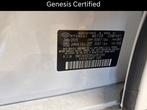 Used 2025 Genesis G80 3.5T Sport Prestige AWD/4WD image 5