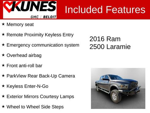 Used 2016 RAM 2500 Laramie image 3