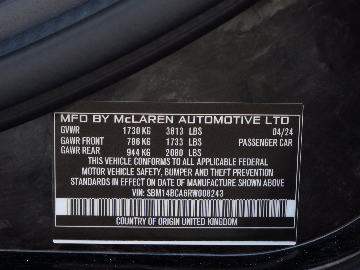 Used 2024 McLaren 750S Spider RWD image 27