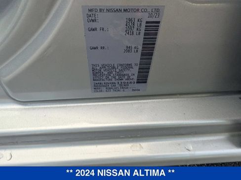 Used 2024 Nissan Altima 2.5 SV FWD image 33