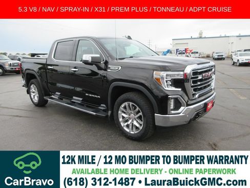 Used 2021 GMC Sierra 1500 SLT w/ SLT Premium Plus Package AWD/4WD image 1