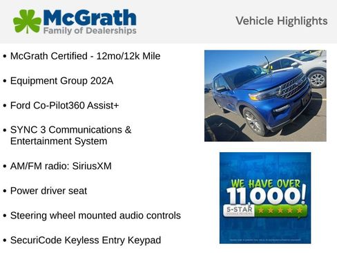 Used 2023 Ford Explorer XLT w/ Equipment Group 202A image 5