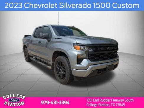 Used 2023 Chevrolet Silverado 1500 Custom w/ LPO, Dark Essentials Package image 1