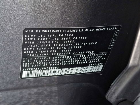 Used 2023 Volkswagen Tiguan S w/ Driver Assistance Package image 25