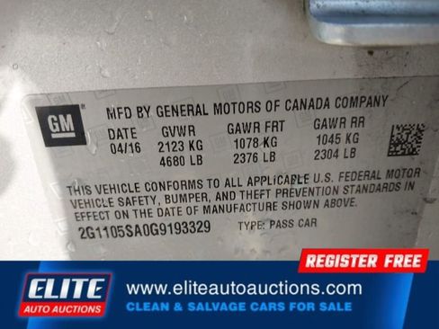 Used 2016 Chevrolet Impala LT w/ Convenience Package image 17