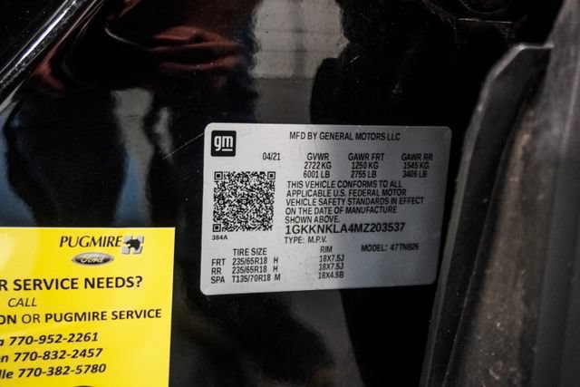 Used 2021 GMC Acadia SLE w/ Driver Convenience Package FWD image 38