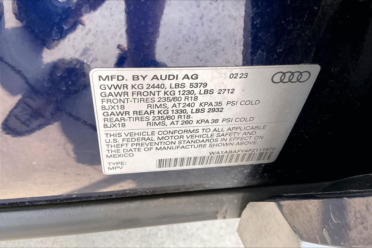 Used 2023 Audi Q5 2.0T Premium w/ Convenience Package AWD/4WD image 35