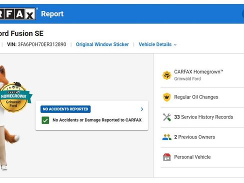 Used 2014 Ford Fusion SE FWD image 2