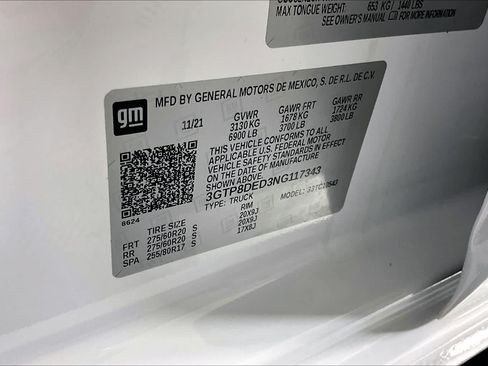 Certified 2022 GMC Sierra 1500 SLT w/ SLT Convenience Package RWD image 35