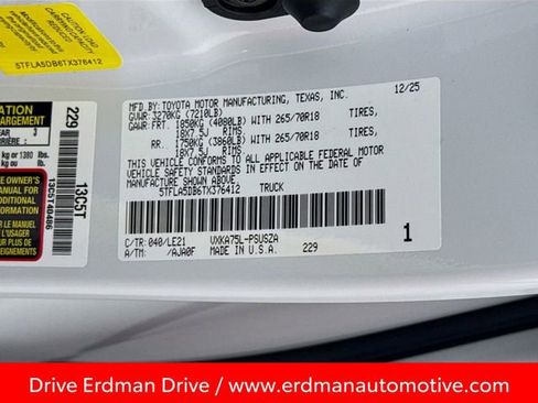 Used 2026 Toyota Tundra SR5 w/ SR5 Premium Package image 32