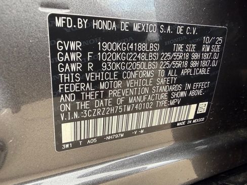 Certified 2026 Honda HR-V EX-L image 30
