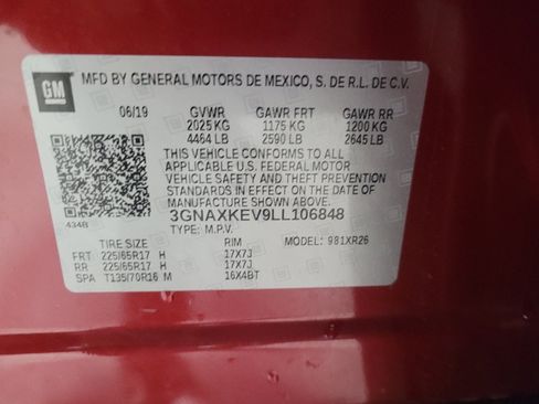 Used 2020 Chevrolet Equinox LT w/ LPO, Floor Liner Package FWD image 33