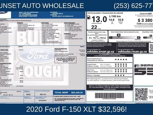 Used 2020 Ford F150 XLT w/ Equipment Group 302A Luxury AWD/4WD image 42