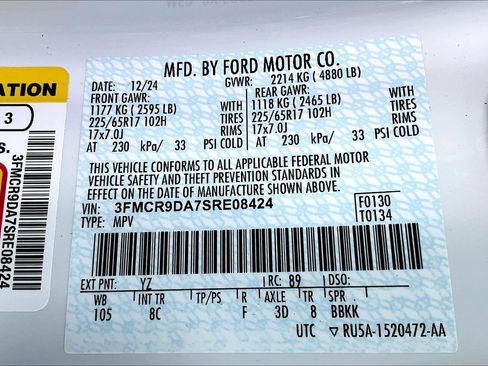 Used 2025 Ford Bronco Sport Badlands w/ Badlands Tech Package image 34