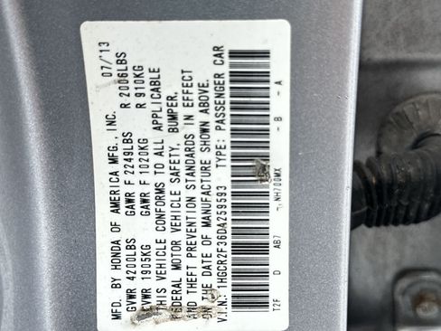 Used 2013 Honda Accord LX image 25