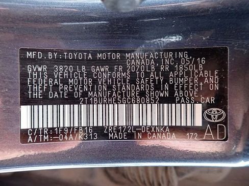 Used 2016 Toyota Corolla LE image 11