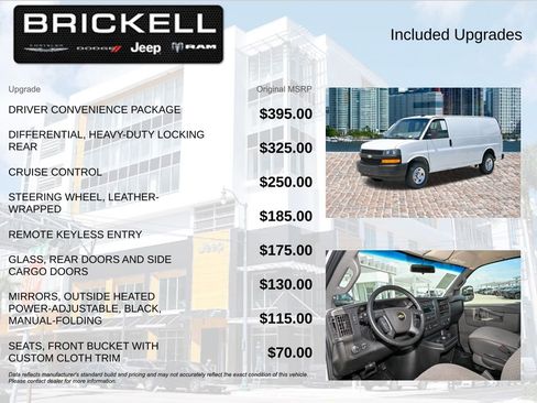 Used 2021 Chevrolet Express 2500 w/ Driver Convenience Package RWD image 5