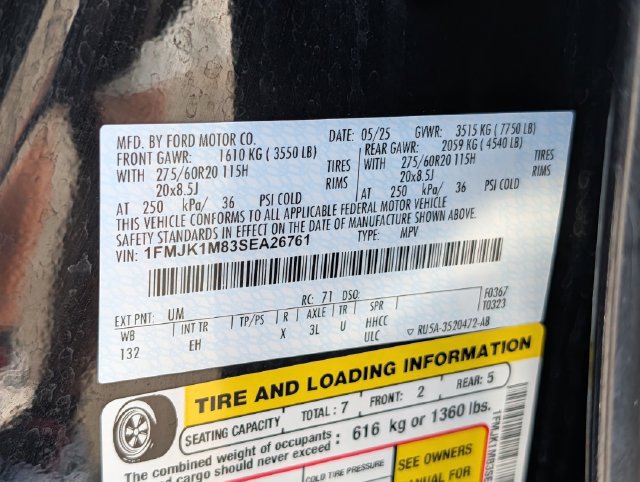 Used 2025 Ford Expedition Max Platinum AWD/4WD image 29
