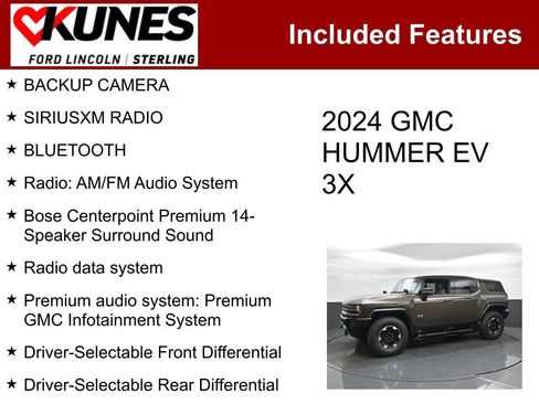 Used 2024 GMC Hummer EV 3X w/ Extreme Off-Road Package AWD/4WD image 3