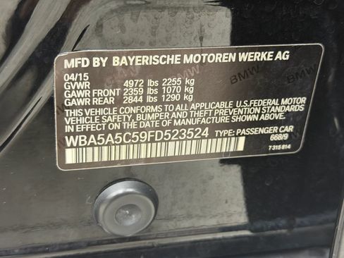 Used 2015 BMW 528i Sedan RWD image 37