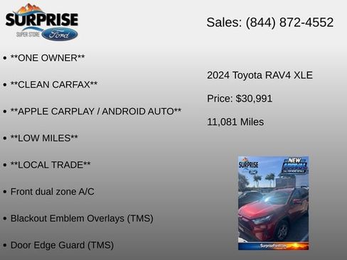 Used 2024 Toyota RAV4 XLE FWD image 6