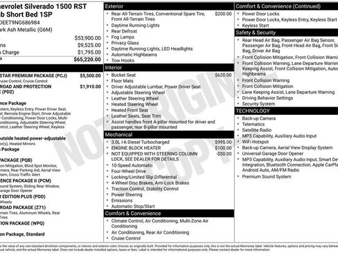 Used 2022 Chevrolet Silverado 1500 RST w/ RST All Star Premium Package AWD/4WD image 2