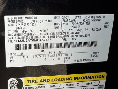 Certified 2021 Ford Expedition Limited AWD/4WD image 33