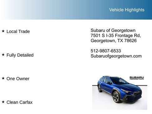 Certified 2025 Subaru Crosstrek 2.5i Limited w/ Crosstrek Mirror Package image 11