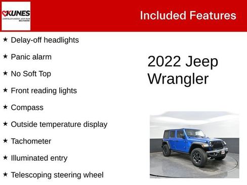 Used 2022 Jeep Wrangler Unlimited Rubicon 4xe w/ Cold Weather Group AWD/4WD image 4