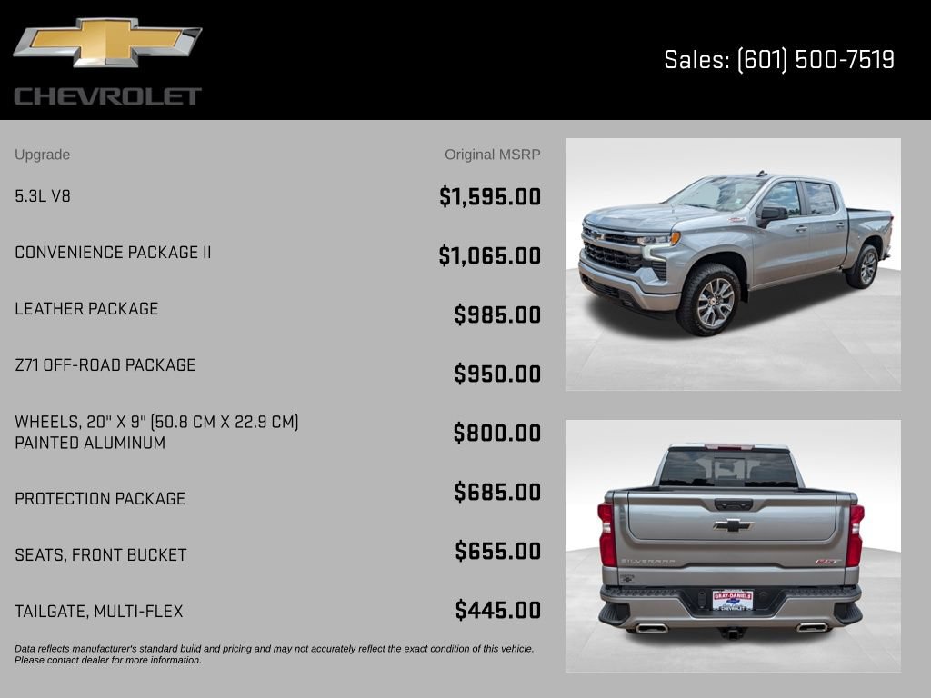 New 2026 Chevrolet Silverado 1500 RST w/ Convenience Package II AWD/4WD image 8
