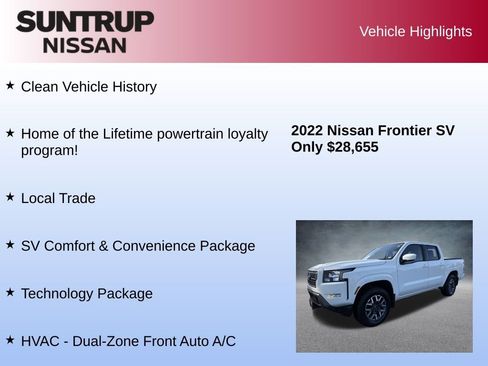Used 2022 Nissan Frontier SV image 8
