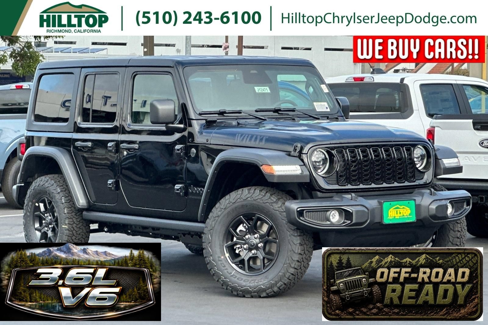 New 2026 Jeep Wrangler Unlimited Sport AWD/4WD image 1
