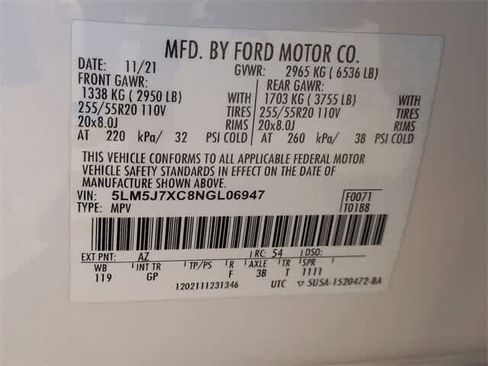 Used 2022 Lincoln Aviator Reserve w/ Equipment Group 201A image 38