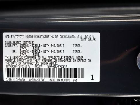 Used 2025 Toyota Tacoma SR RWD image 20