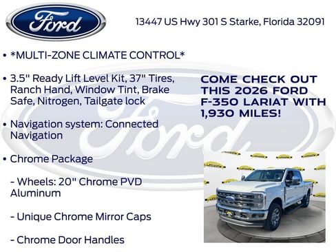 New 2026 Ford F350 Lariat w/ Lariat Ultimate Package AWD/4WD image 15