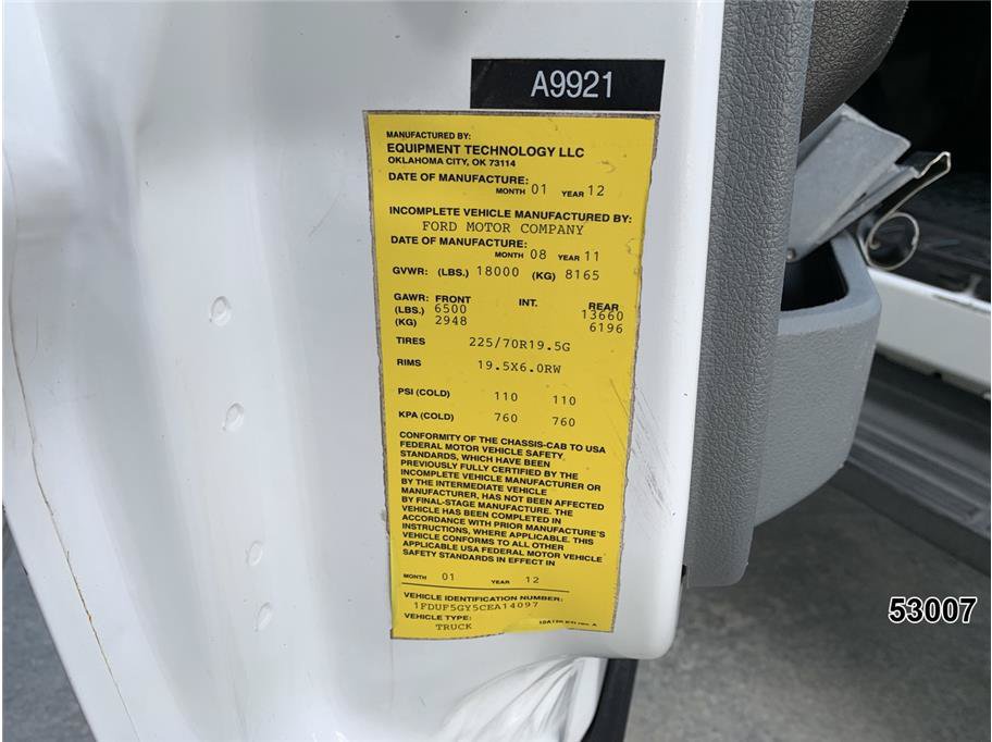 Used 2012 Ford F550 2WD Regular Cab Super Duty w/ PWR Equipment Group image 15