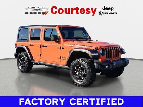 Certified 2023 Jeep Wrangler Unlimited Rubicon w/ Cold Weather Group AWD/4WD image 1