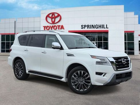 Used 2024 Nissan Armada Platinum w/ Captain's Chairs Package AWD/4WD image 1