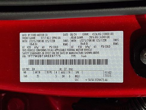 Certified 2024 Ford F250 XLT w/ FX4 Off-Road Package image 26