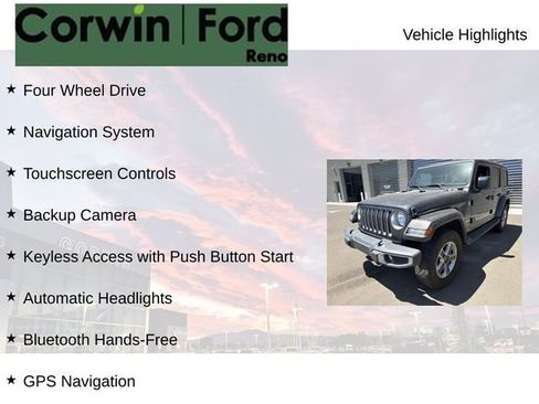 Used 2018 Jeep Wrangler Unlimited Sahara AWD/4WD image 8