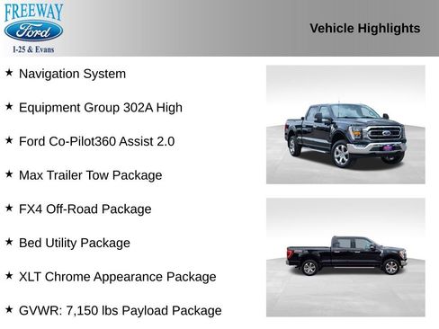 Used 2023 Ford F150 XLT w/ Equipment Group 302A High AWD/4WD image 2