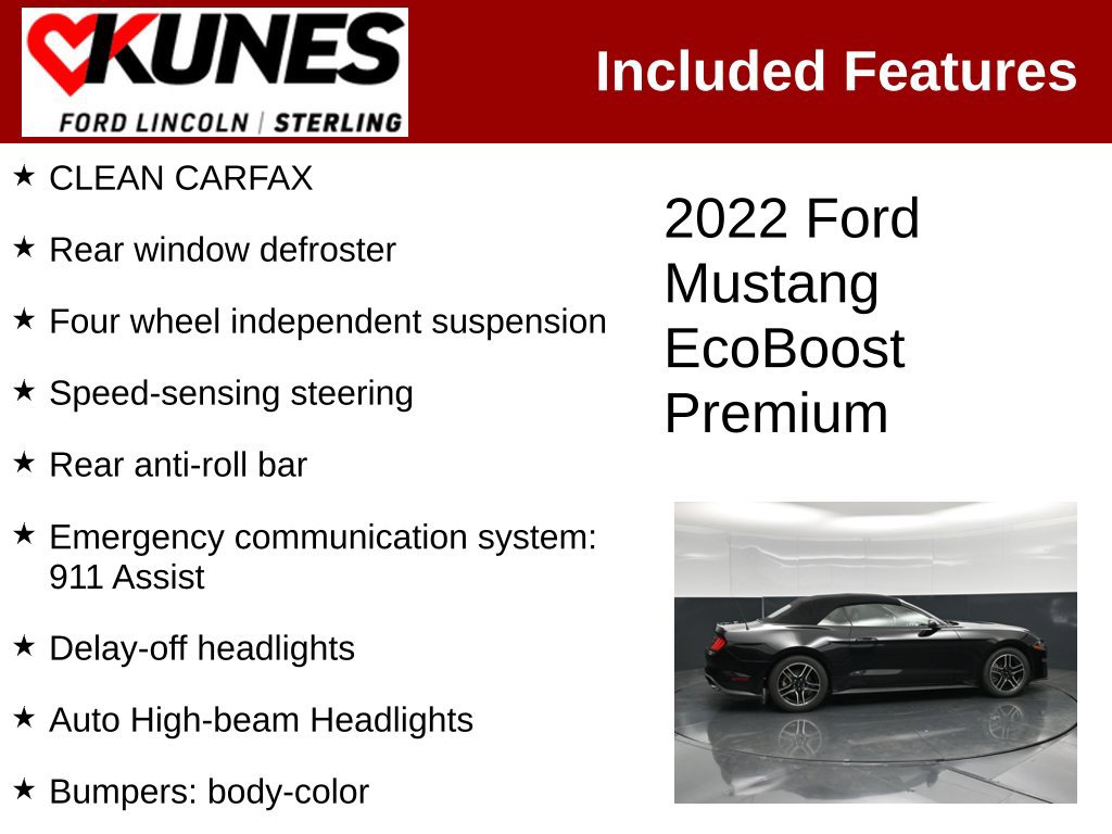 Used 2022 Ford Mustang Premium RWD image 3