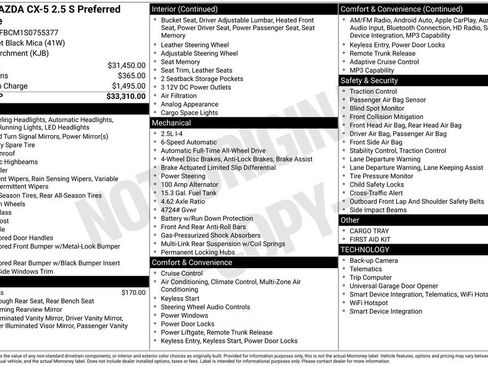 New 2025 MAZDA CX-5 AWD 2.5 S w/ Preferred Package image 32